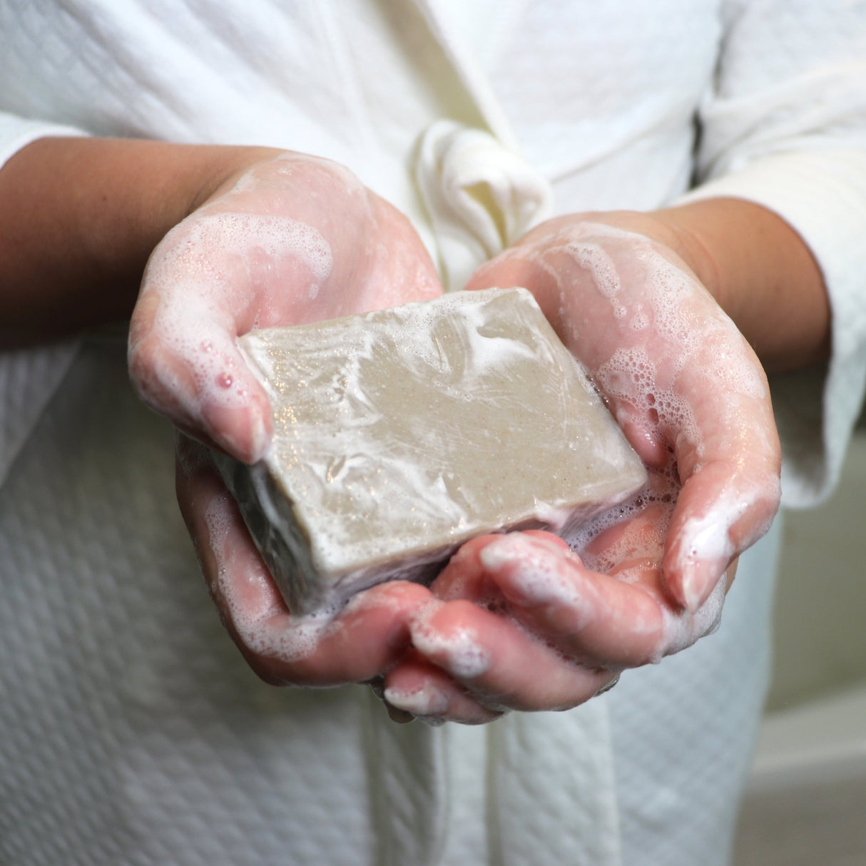 natural bath and body gift set in Dead Sea Mud by Rinse Bath & Body - detail view