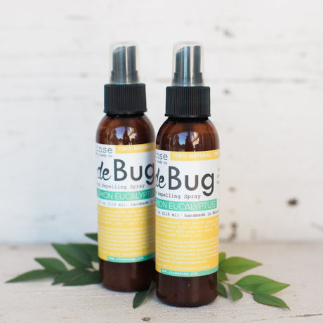 Natural Bug Repellent Spray natural body spray from Rinse - essential oil based - detail view
