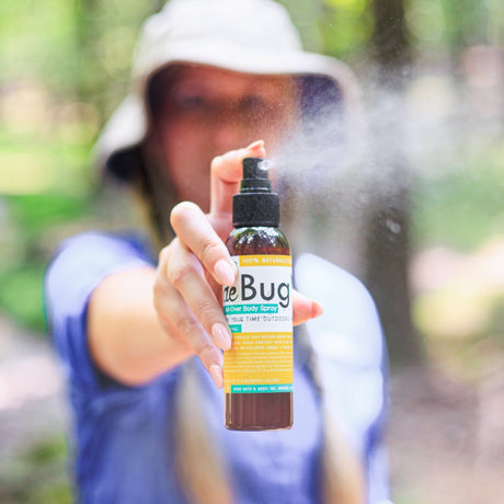 Handmade Natural Bug Repellent Spray natural body spray - naturally derived - alternate angle