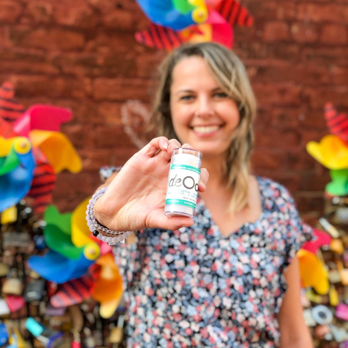 Handmade Original aluminum-free natural deodorant - naturally derived - back label