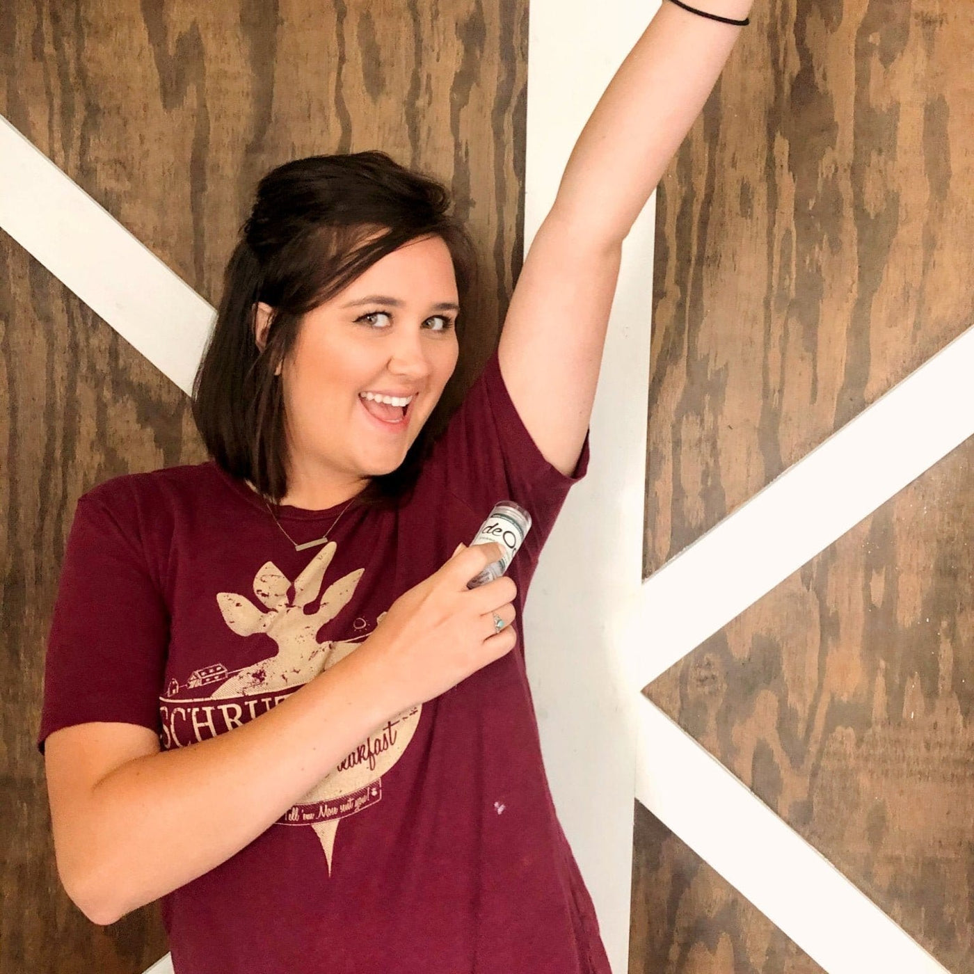 aluminum-free natural deodorant in Rosemary Mint by Rinse Bath & Body - alternate angle