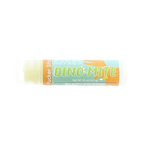 Rinse Dino Mite natural lip balm - long-lasting moisture
