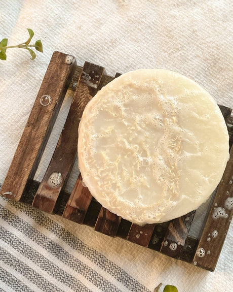 Euca Mint Loofah handmade natural bar soap from Rinse - paraben-free since 2003 -