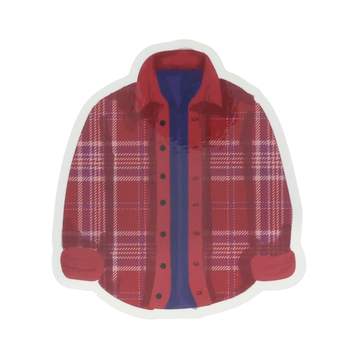 Flannel Shirt Sticker by Rinse Bath & Body