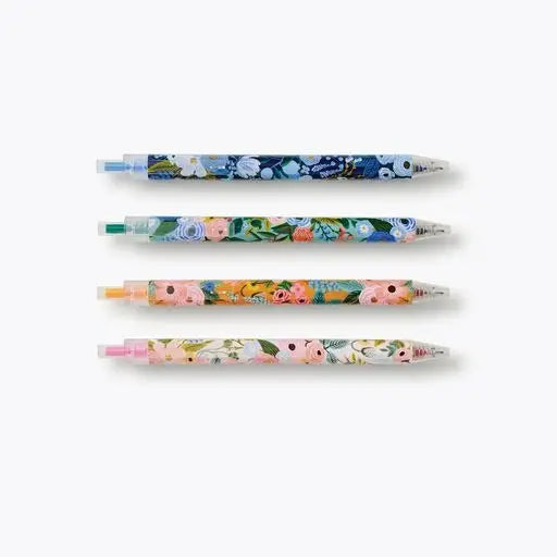 Garden Party Gel Pen Set of 4 by Rinse Bath & Body - alternate angle