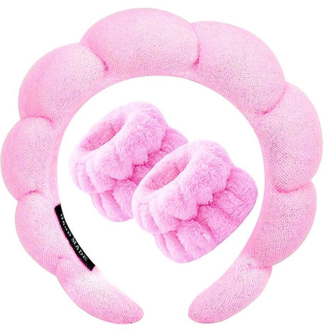 Headband and Wristband Set - Facial Accessories