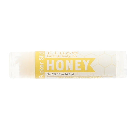 natural lip balm in Honey by Rinse Bath & Body