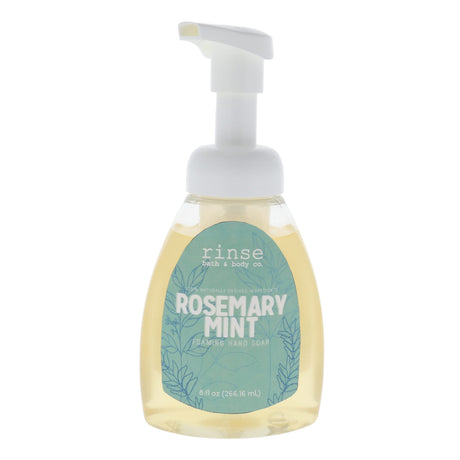Rinse Tester - Foaming Hand Soaps - handmade natural product - back label