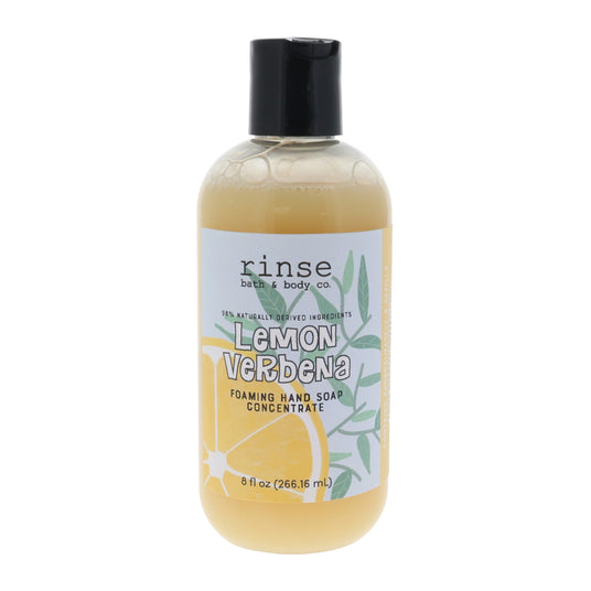 Natural natural foaming hand soap | Lemon Verbena | Rinse Bath & Body Co.