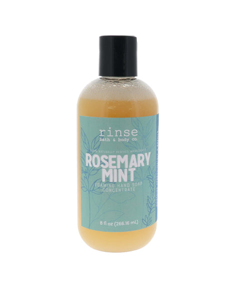 natural foaming hand soap in Rosemary Mint by Rinse Bath & Body