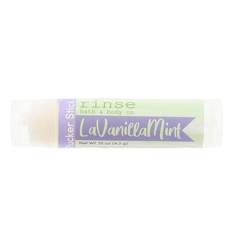 Rinse Lavanilla Mint natural lip balm - long-lasting moisture