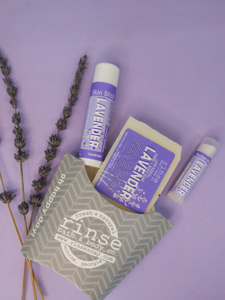 Handmade Lavender Fry Box Bundle - naturally derived - lifestyle shot