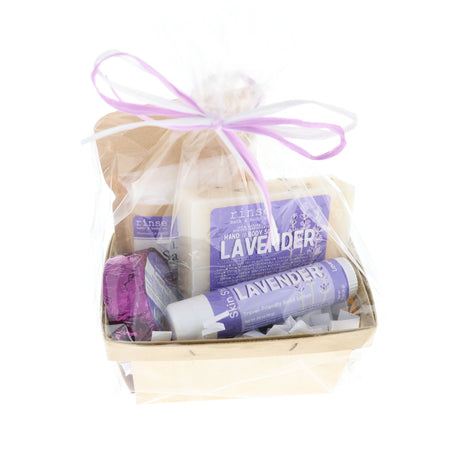 Handmade Lavender natural bath and body gift set - naturally derived
