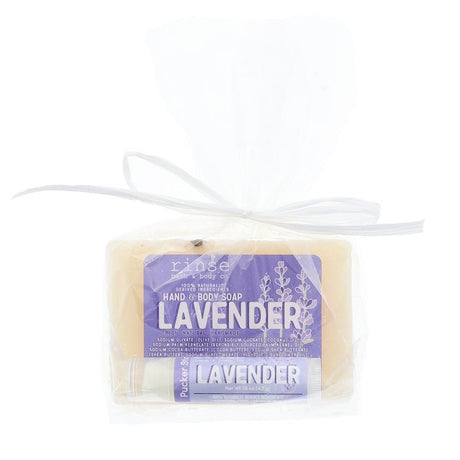 Rinse Lavender natural bath and body gift set - curated gift collection