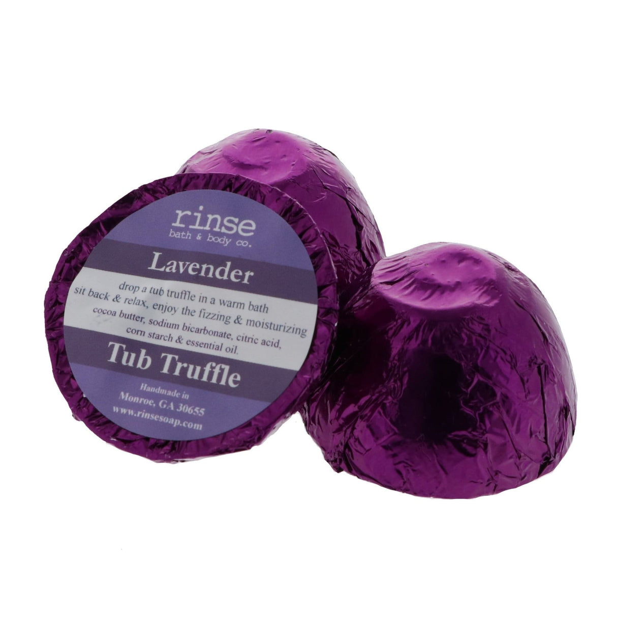 bath bomb in Lavender by Rinse Bath & Body