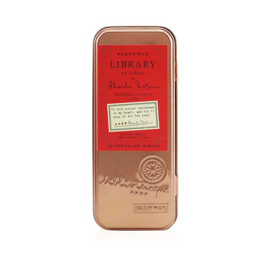 Library Author Candle Soy Wax 2oz Tin by Rinse Bath & Body