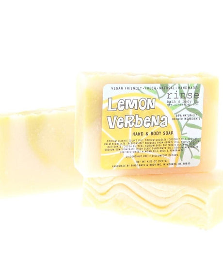 Lemon Verbena Soap — 4:5 product frame, Rinse Bath & Body Co.
