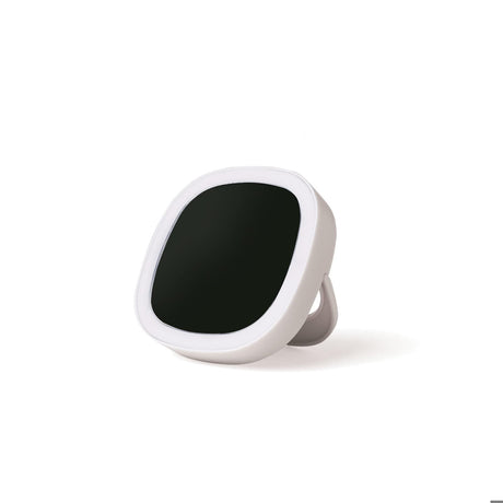 Handmade Mini LED Makeup Mirror - naturally derived - alternate angle