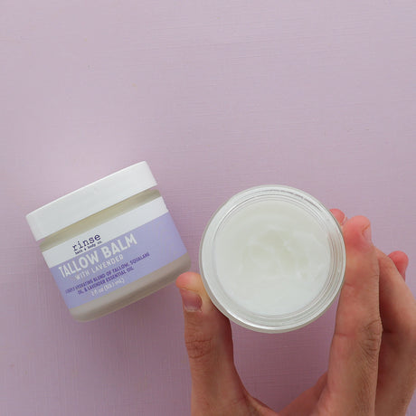 Lavender natural bath & body product from Rinse - family-made since 2003 - alternate angle