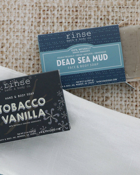 Natural natural bath & body product | Mini Soap 2 Pack Tobacco Vanilla Dea... | Rinse Bath & Body Co. - alternate angle