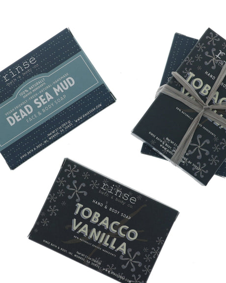 Mini Soap 2 Pack Tobacco Vanilla Dea... natural bath & body product from Rinse - family-made since 2003