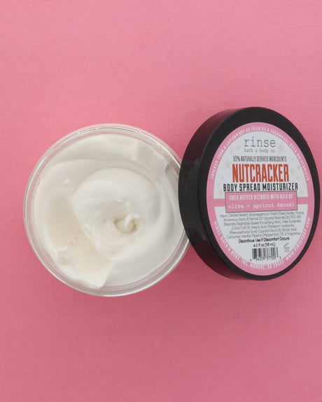 Handmade Nutcracker natural body lotion - naturally derived - alternate angle