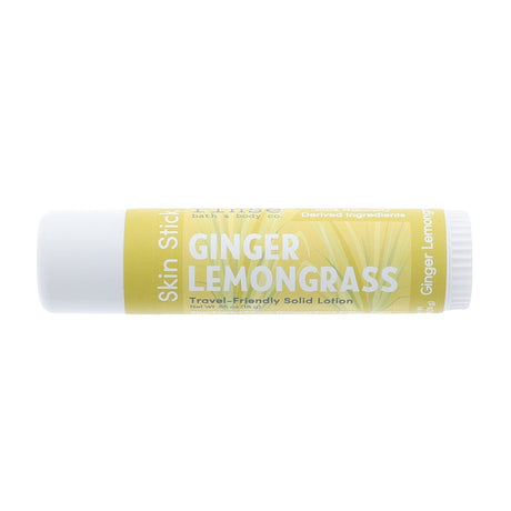 Natural solid lotion stick | Ginger Lemongrass | Rinse Bath & Body Co.