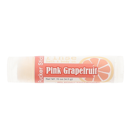 Pink Grapefruit natural lip balm from Rinse - nourishing lip care