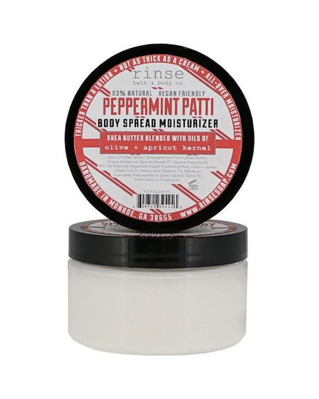 Peppermint Body Lotion — 4:5 product frame, Rinse Bath & Body Co.
