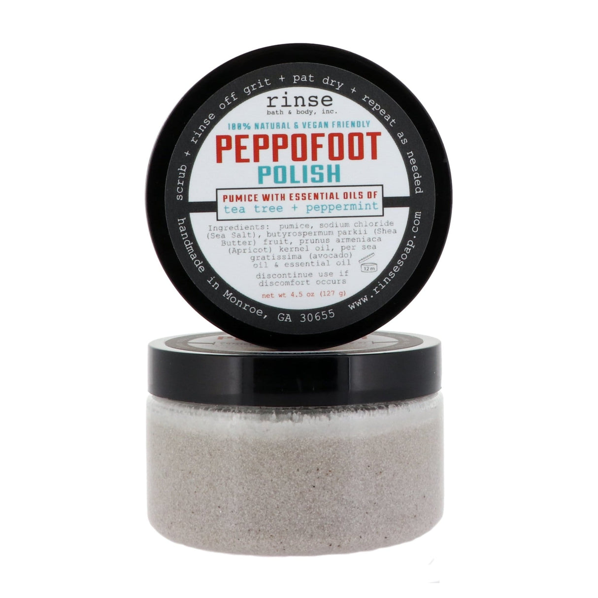 peppermint foot balm in Peppermint by Rinse Bath & Body