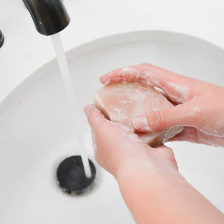 Pinot Grigio handmade natural bar soap from Rinse - paraben-free since 2003 - alternate angle