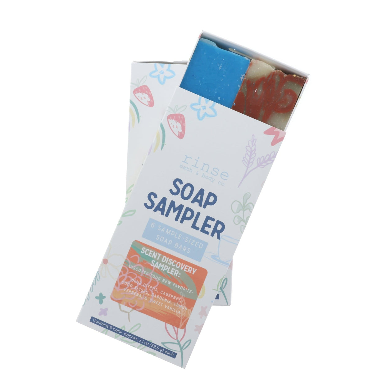Scent Discovery handmade natural bar soap from Rinse - paraben-free since 2003 - lifestyle shot