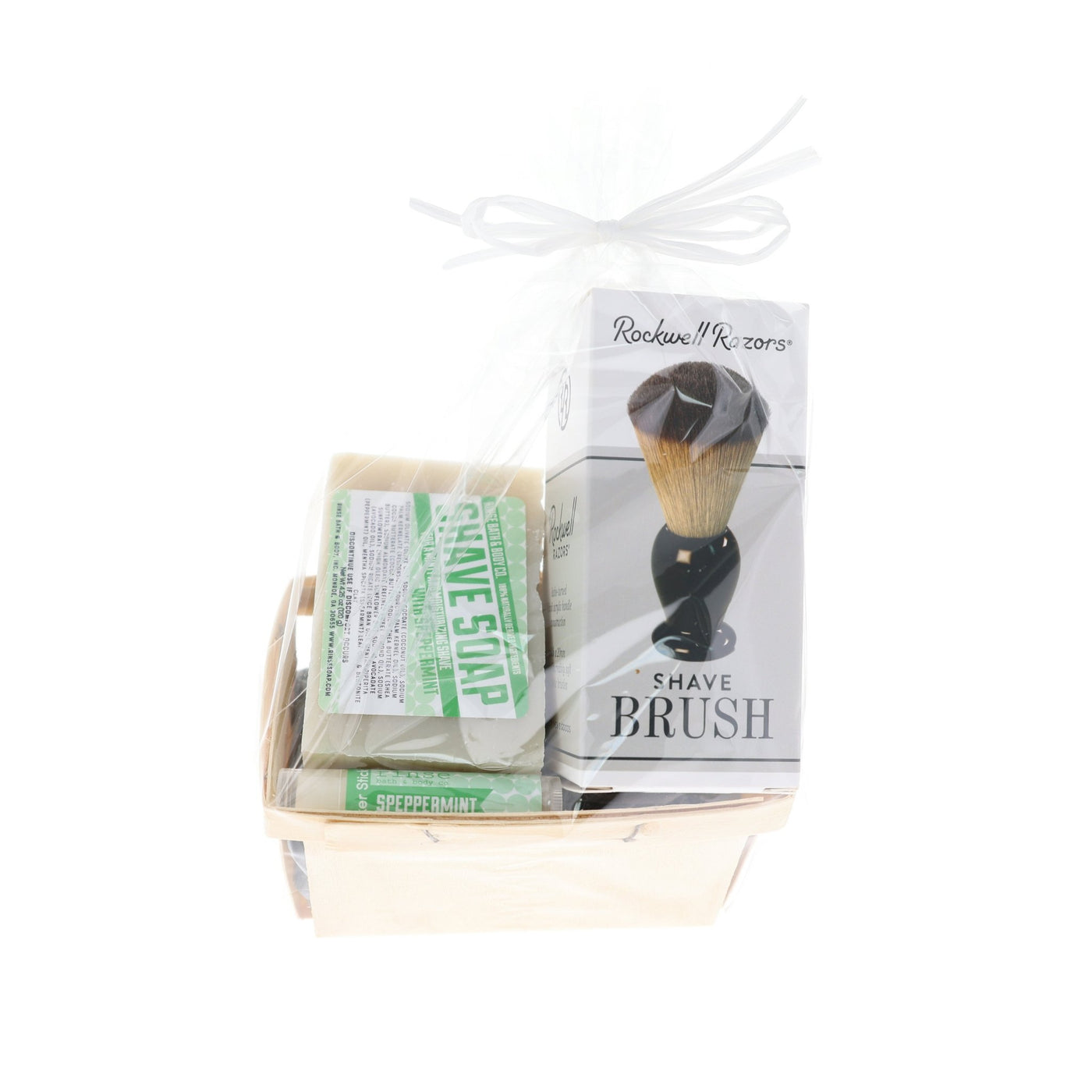 Handmade Shaving for Him Gift Basket - naturally derived