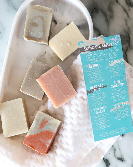Rinse Skincare Collection handmade natural bar soap - moisturizing and gentle - alternate angle