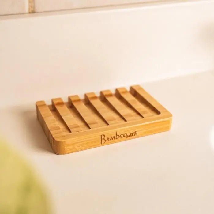 Bamboo Draining Soap Dish by Rinse Bath & Body