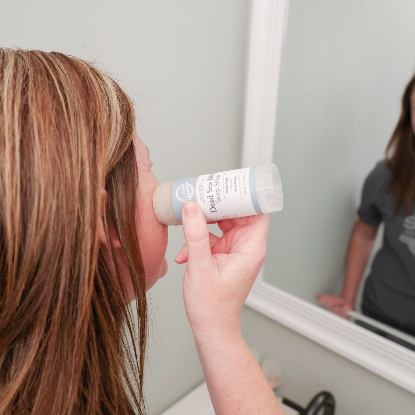 Handmade Dead Sea Mud natural bath & body product - naturally derived - alternate angle