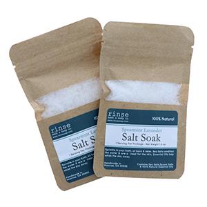 Natural natural bath soak | Spearmint Lavender | Rinse Bath & Body Co. - alternate angle