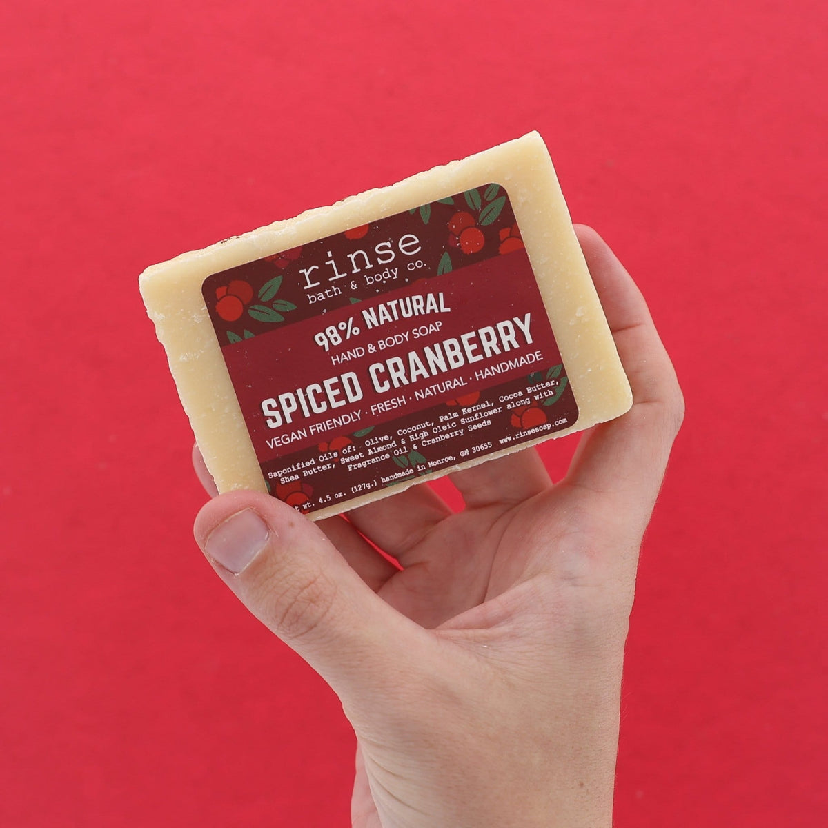 Tester - Seasonal Soap by Rinse Bath & Body - texture close-up