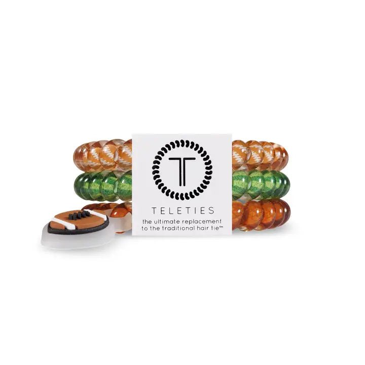 Spiral Hair Coils - Small - Football Hair Ties - Hair Accessories