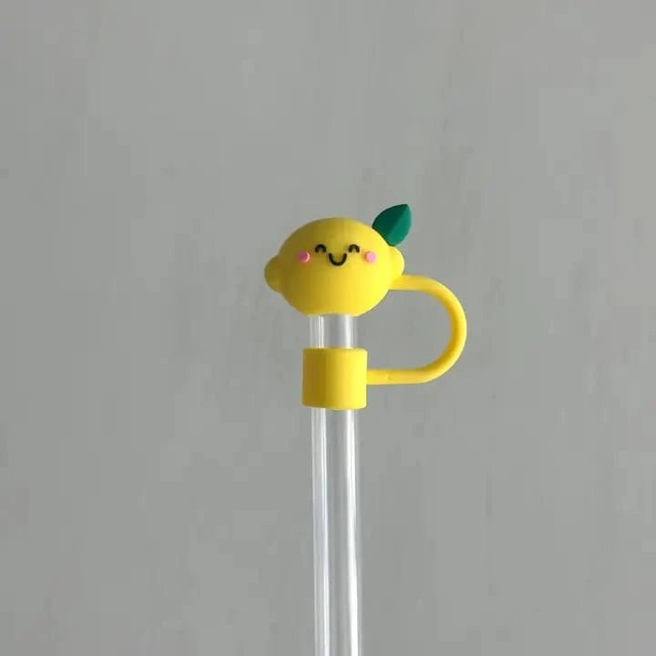 Straw Cover 10mm Happy Lemon by Rinse Bath & Body
