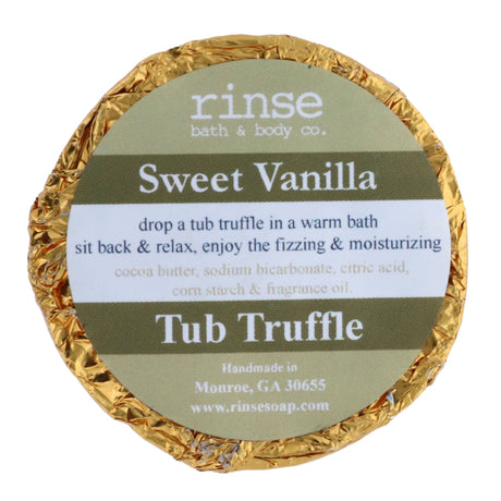 Handmade Sweet Vanilla bath bomb - naturally derived