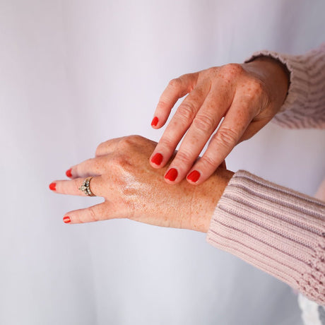 Handmade Tea Tree Mint natural body oil - naturally derived - alternate angle