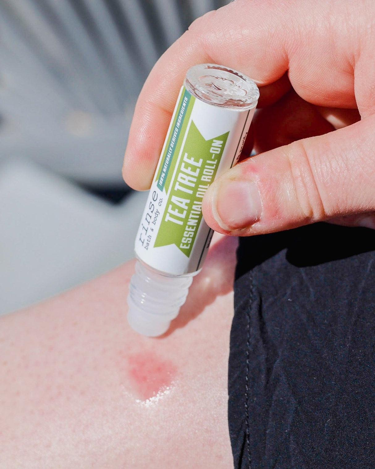 Tea Tree essential oil roll-on by Rinse Bath & Body