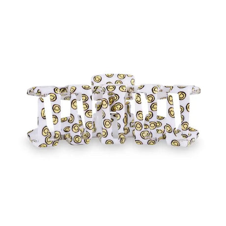 Teleties Medium Classic Hair Clip - Miles of Smiles - Hair Accessories - alternate angle