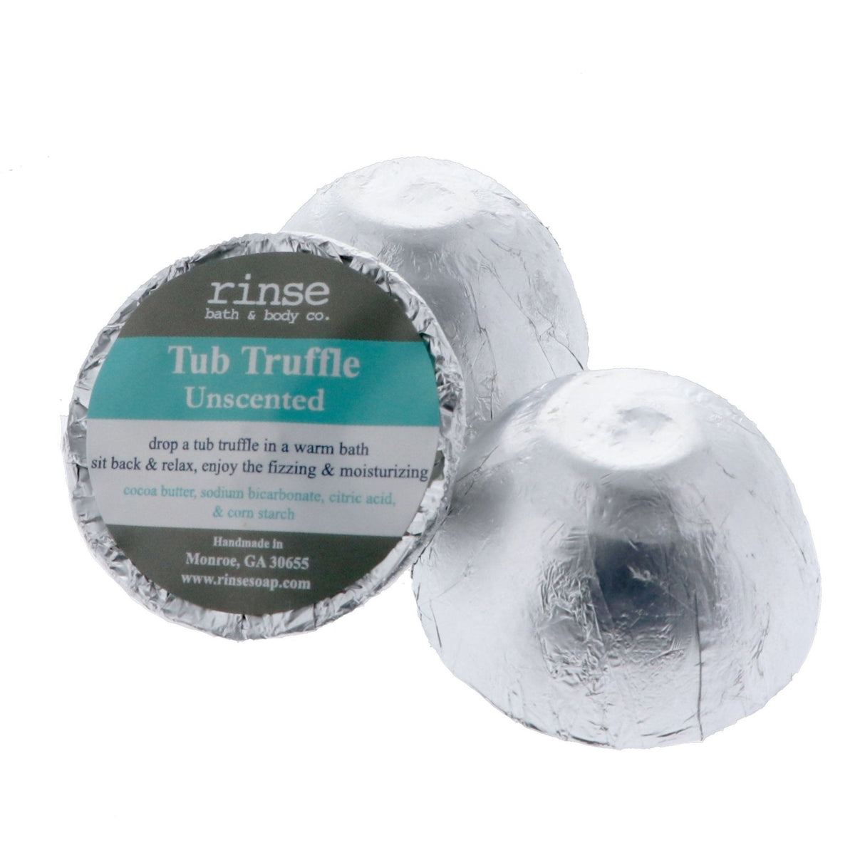 Rinse Unscented bath bomb - fizzy moisturizing soak