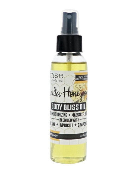 Vanilla Honeycomb Body Oil — 4:5 product frame, Rinse Bath & Body Co.