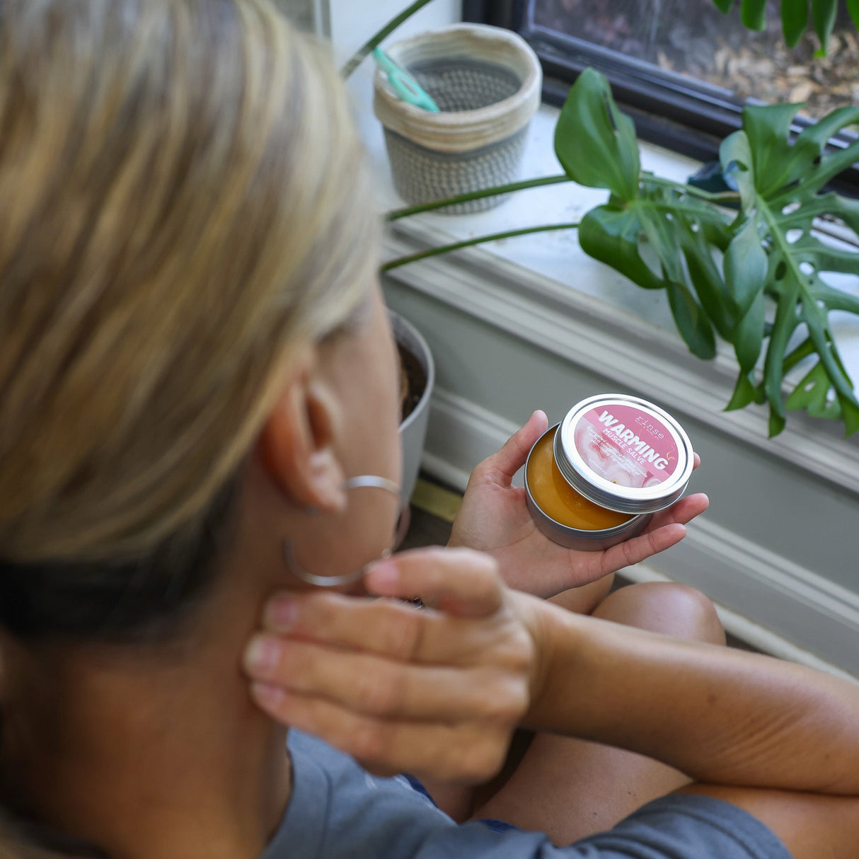 Natural natural healing salve | Natural Pain Relief | Rinse Bath & Body Co. - alternate angle