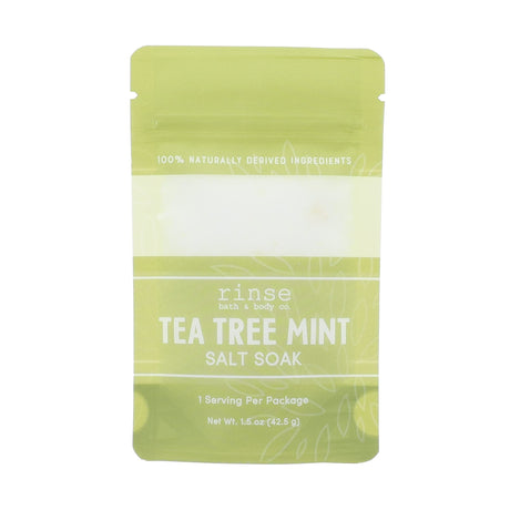 Natural natural bath soak | Tea Tree Mint | Rinse Bath & Body Co.