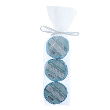 Natural bath bomb | 3pk Almond Honey Bundle | Rinse Bath & Body Co.