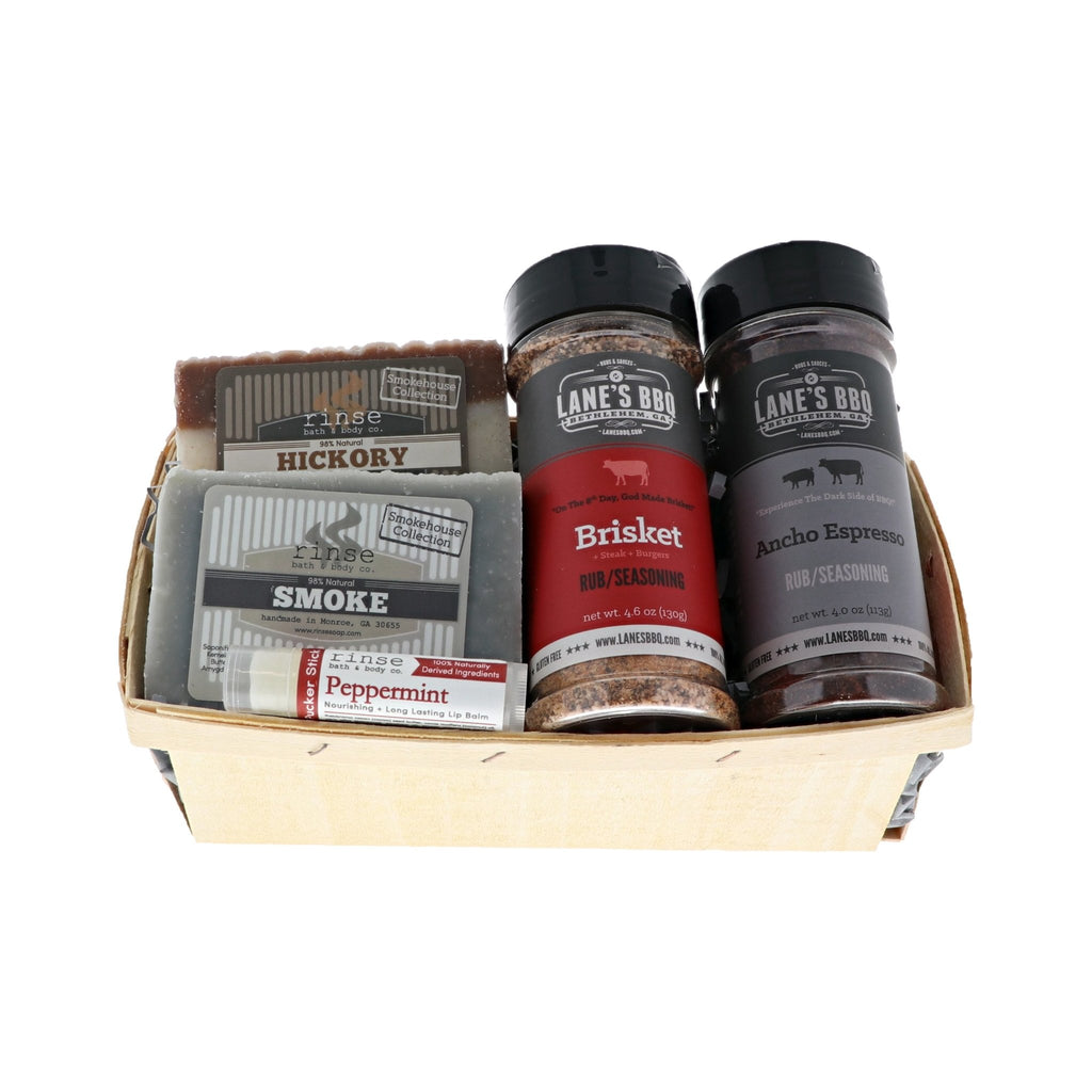 BBQ Gift Basket - Lanes BBQ +Rinse - Rinse Bath & Body